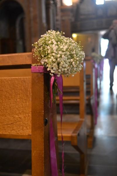 Bouquet pour les bancs d'églises