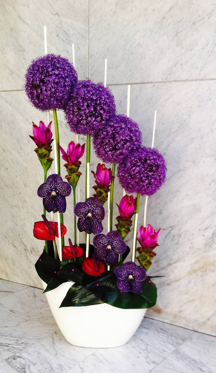 Un bouquet de fleurs